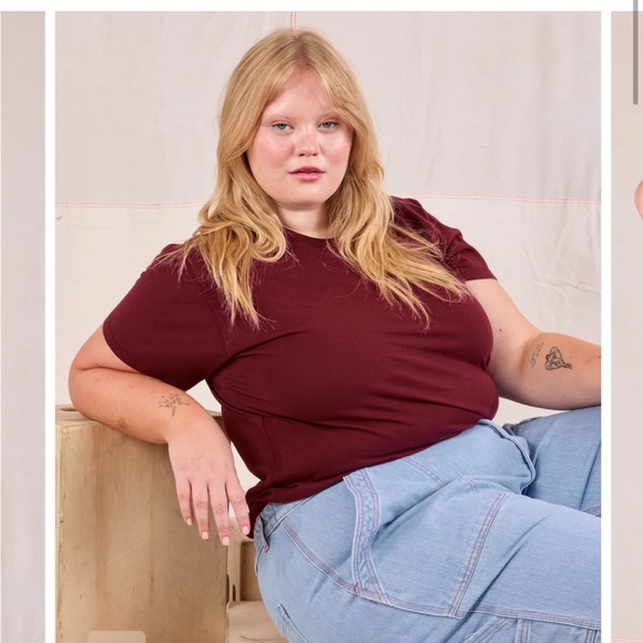 Big Bud Press Tops - Big bud press organic vintage tee NIP size XL pink